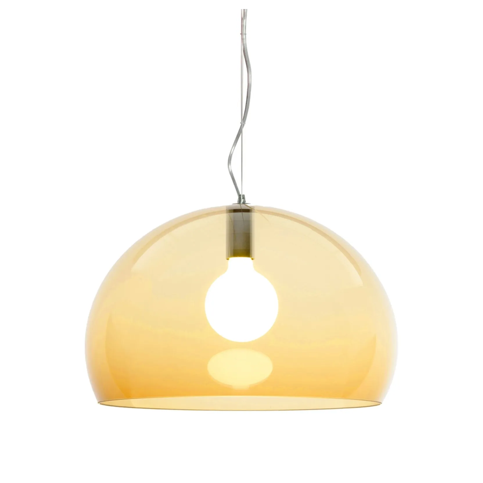 Kartell Pendant Lamp FL/Y - Ø 52 cm Amber