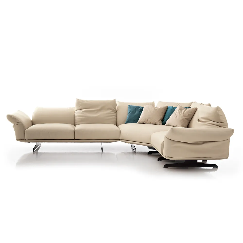 Corner Sofa Albani Contemporary 20 - Blade Foot