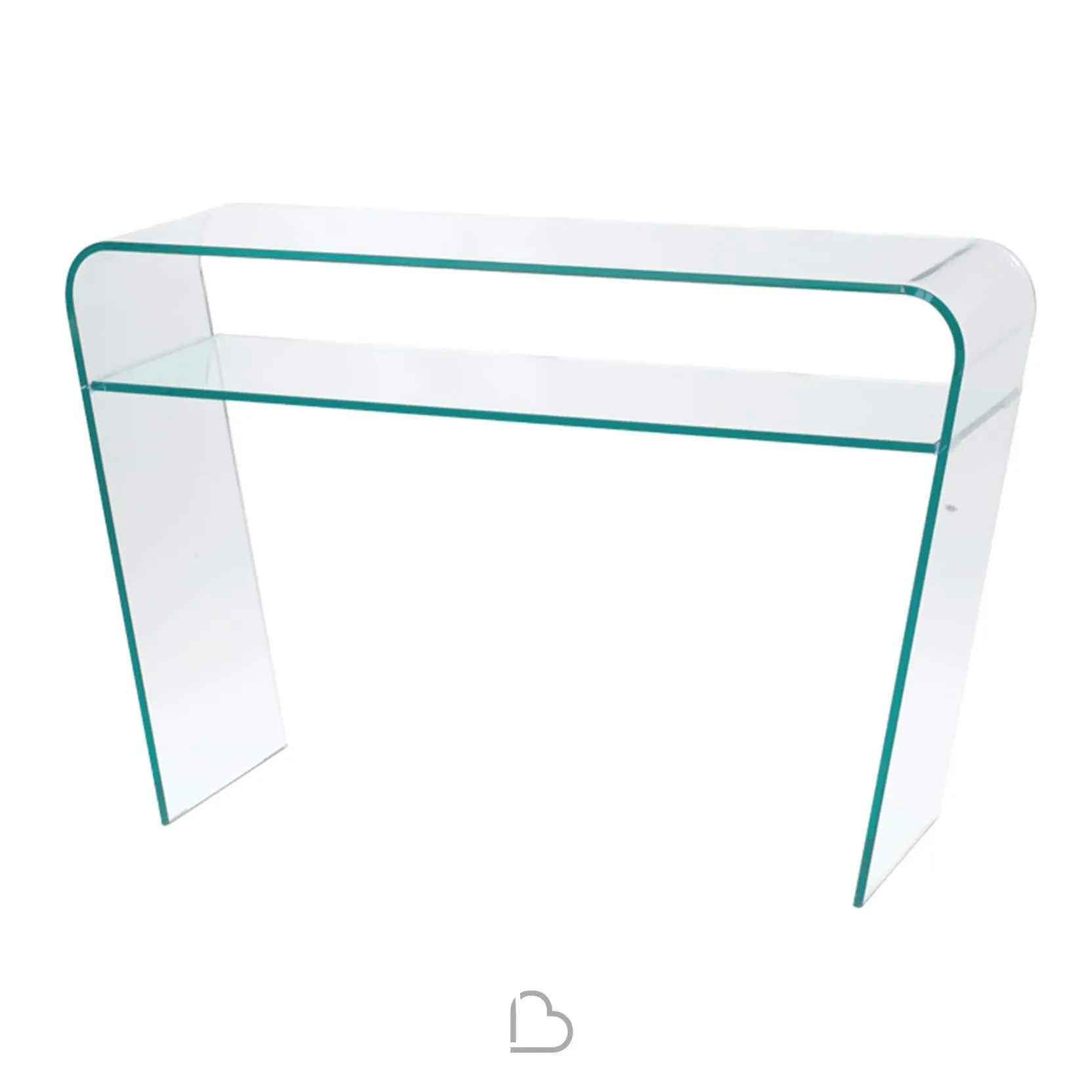 Opalina dressing table modern and elegant with glass structure and drawer