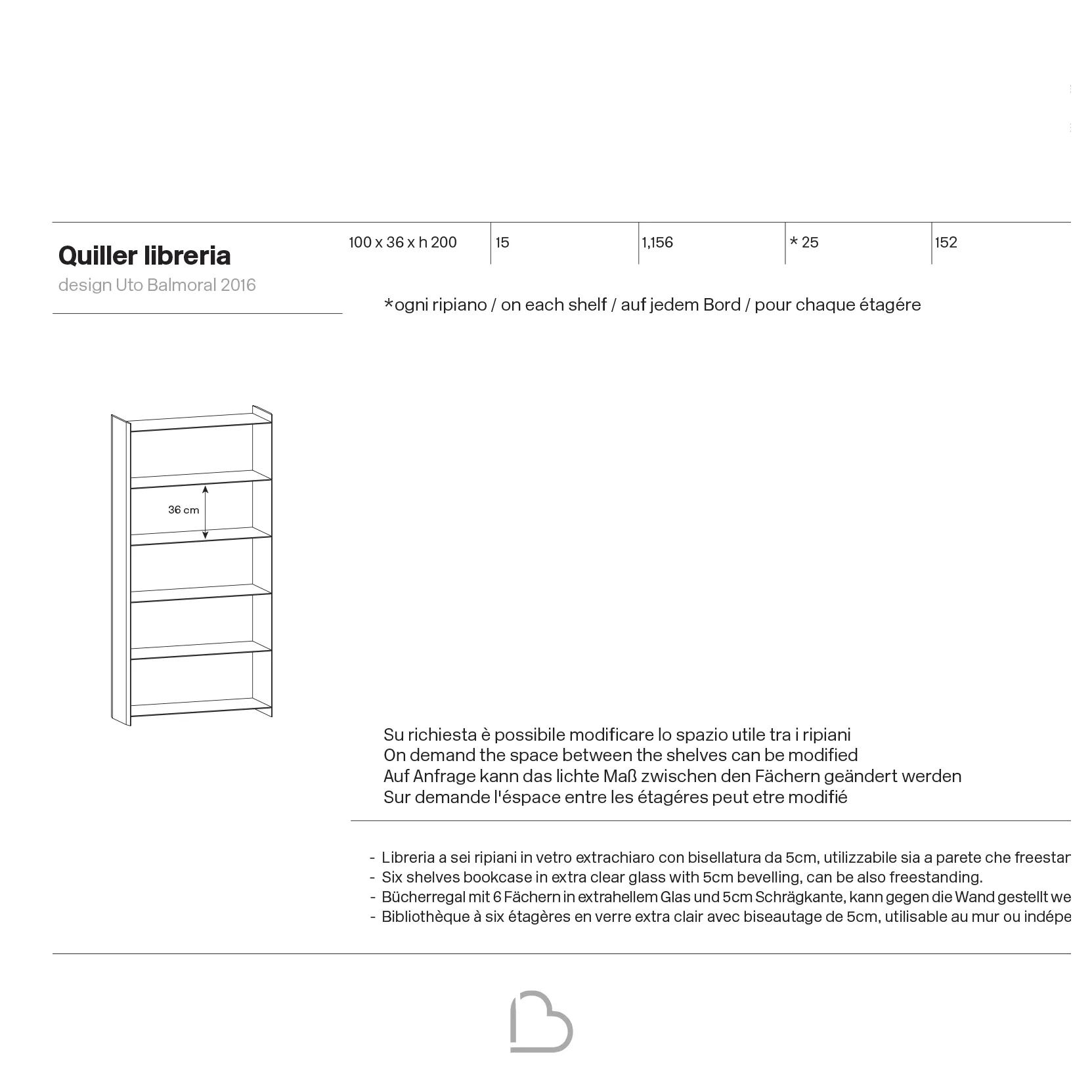 Bookshelf Tonelli Quiller